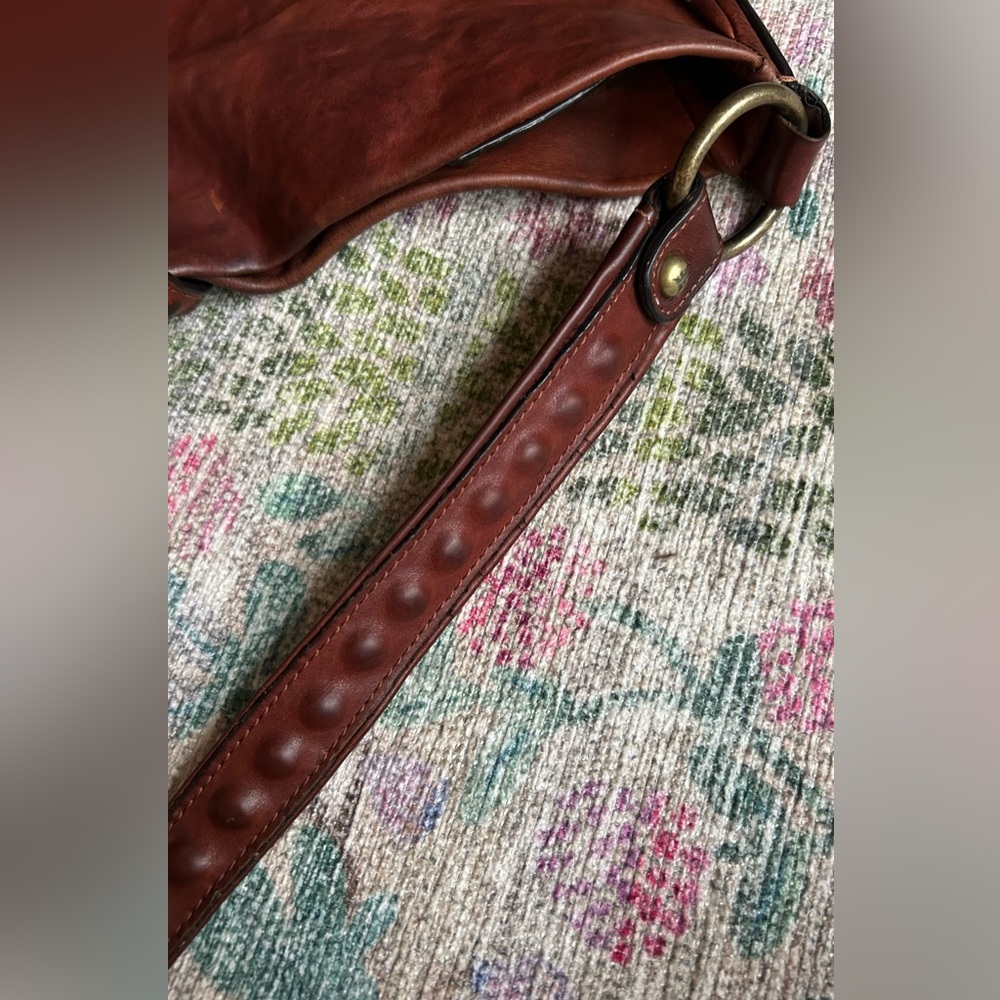 Frye Roxanne Large Hobo Bag, Whiskey color - Picture 8 of 16